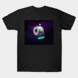 Toilet Roll Paper Earth T-Shirt